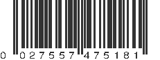 UPC 027557475181