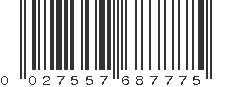 UPC 027557687775