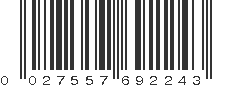 UPC 027557692243