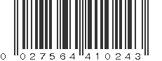 UPC 027564410243