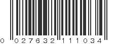 UPC 027632111034