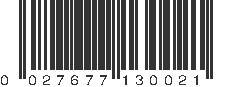 UPC 027677130021