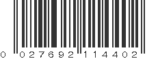 UPC 027692114402