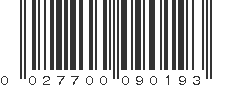 UPC 027700090193