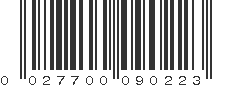 UPC 027700090223