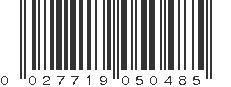 UPC 027719050485