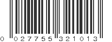 UPC 027755321013