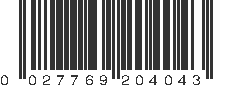 UPC 027769204043