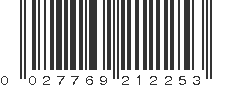 UPC 027769212253