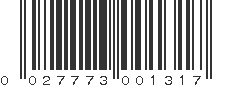 UPC 027773001317