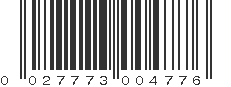 UPC 027773004776