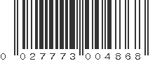 UPC 027773004868