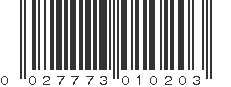 UPC 027773010203