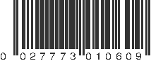 UPC 027773010609