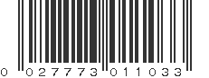 UPC 027773011033