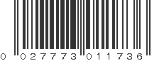 UPC 027773011736