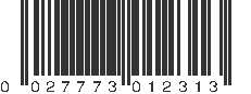 UPC 027773012313