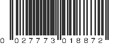 UPC 027773018872
