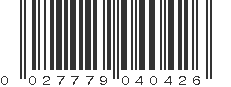 UPC 027779040426