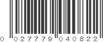 UPC 027779040822