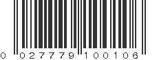 UPC 027779100106