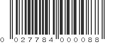 UPC 027784000088