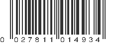 UPC 027811014934