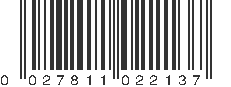 UPC 027811022137