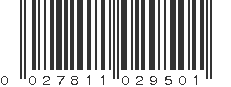 UPC 027811029501