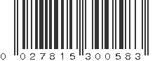 UPC 027815300583