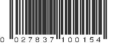 UPC 027837100154