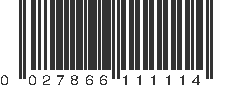 UPC 027866111114