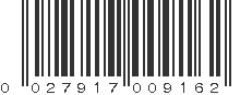 UPC 027917009162