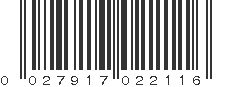 UPC 027917022116