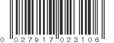 UPC 027917023106