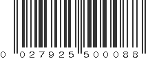 UPC 027925500088