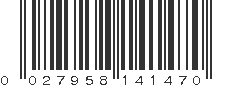 UPC 027958141470