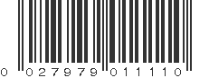 UPC 027979011110