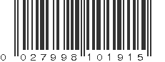 UPC 027998101915