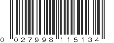 UPC 027998115134