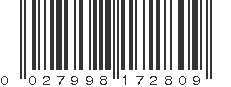 UPC 027998172809