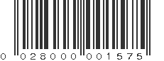 UPC 028000001575