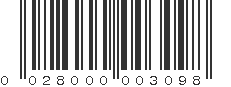 UPC 028000003098