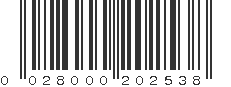 UPC 028000202538