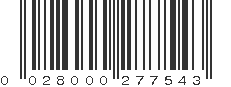 UPC 028000277543