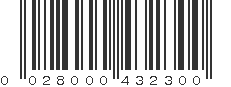 UPC 028000432300