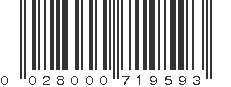 UPC 028000719593