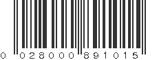 UPC 028000891015