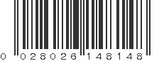 UPC 028026148148