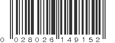 UPC 028026149152